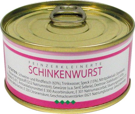 Schinkenwurstdose mini