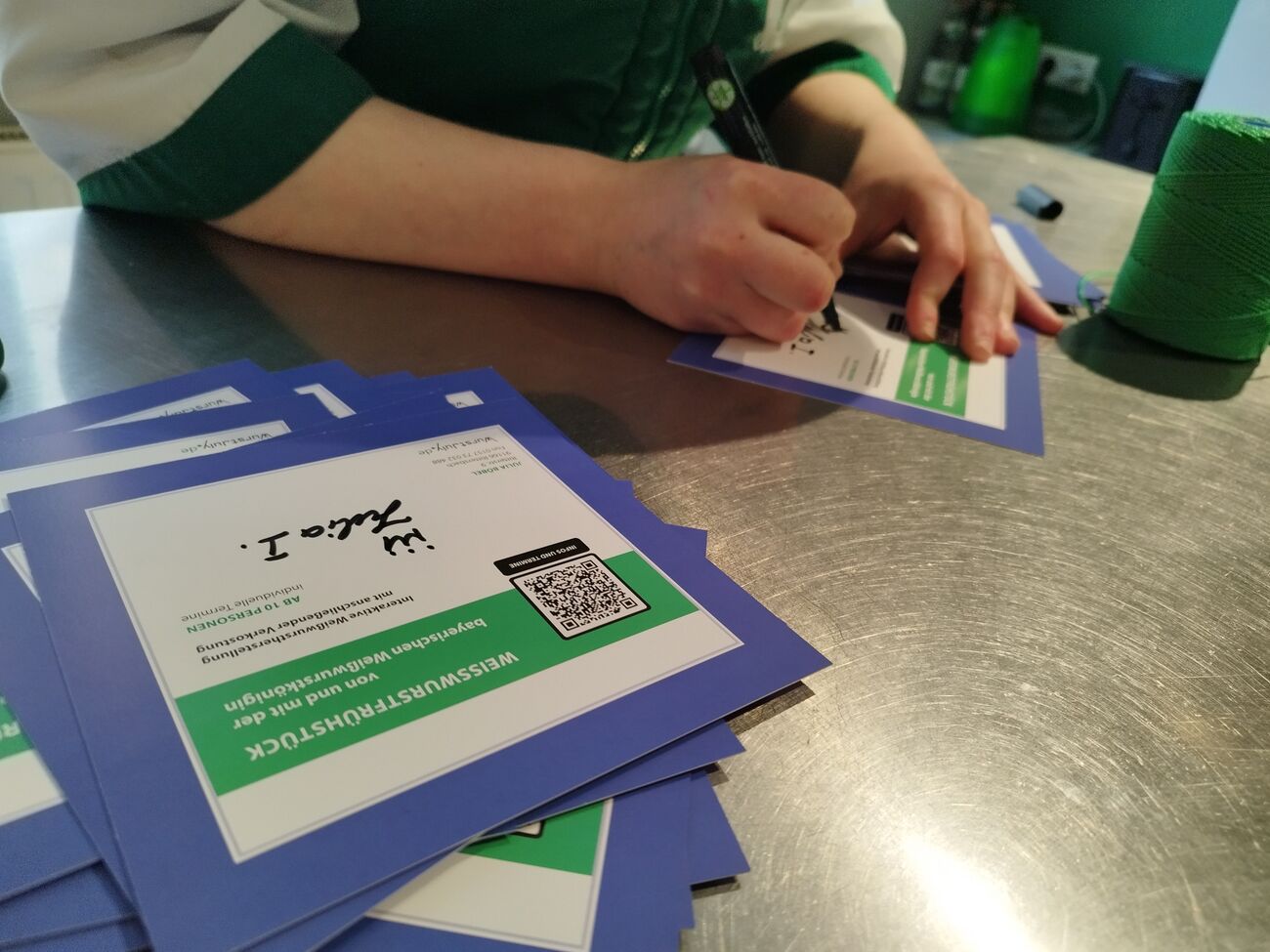 Unterschrift der Weißwurstkönigin