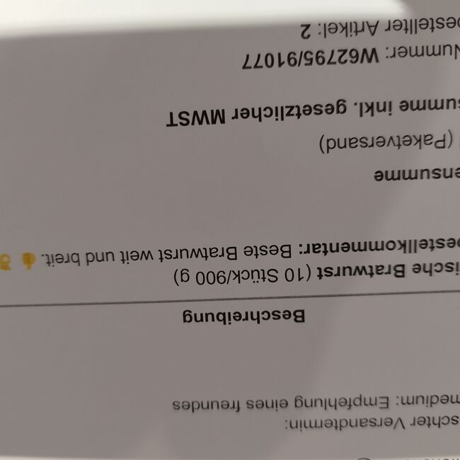 Beste Bratwurst weit und breit schreibt ein Kunde  - umdieWurst.de