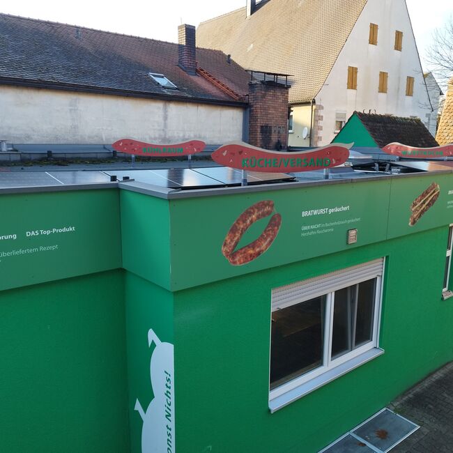 Neues Flachdach und Fassade  - umdieWurst.de