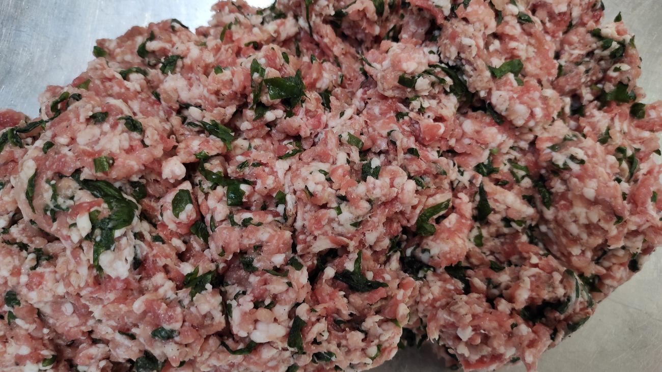 BRATWURSTmasse mit Bärlauch - Frühlingsgeschmack pur
