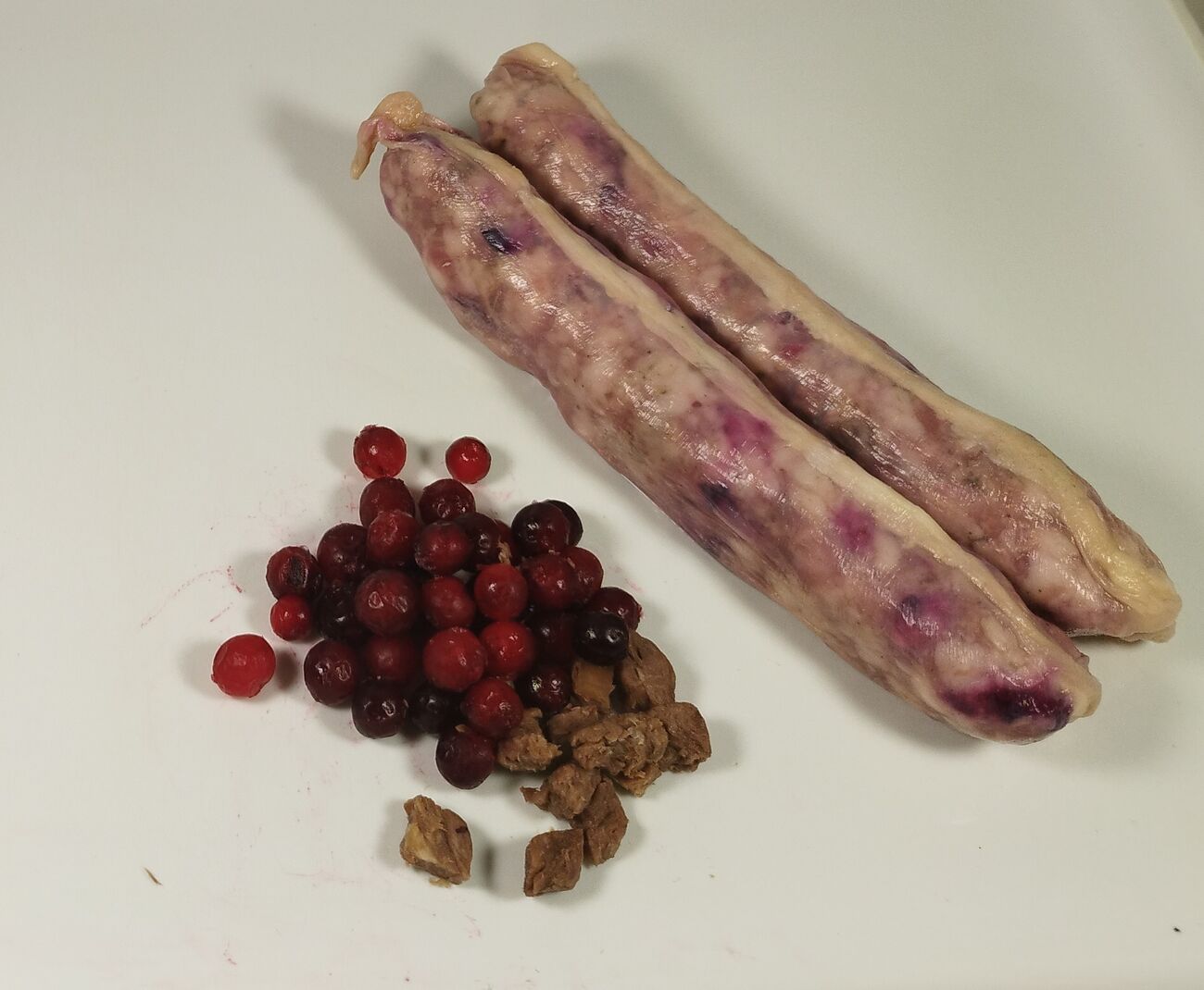 Preiselbeeren in fränkischer BRATWURST