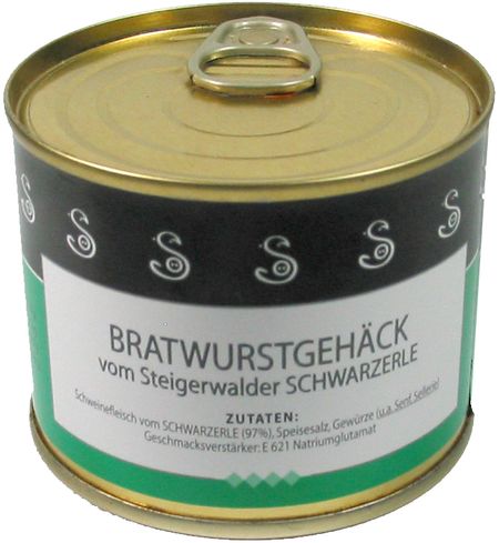 Bratwurstgehäck SCHWARZERLE