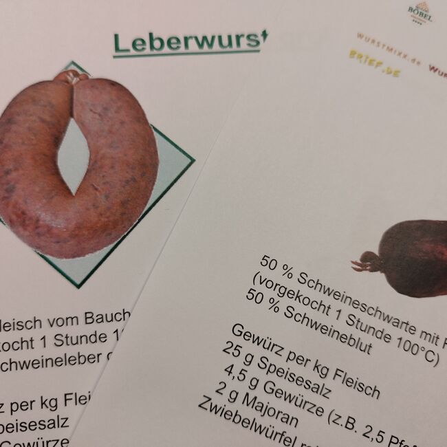 Schulungsunterlagen Hausschlachtewurst - umdieWurst.de