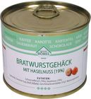 Bratwurstgehäck mit Haselnuss (Dose)