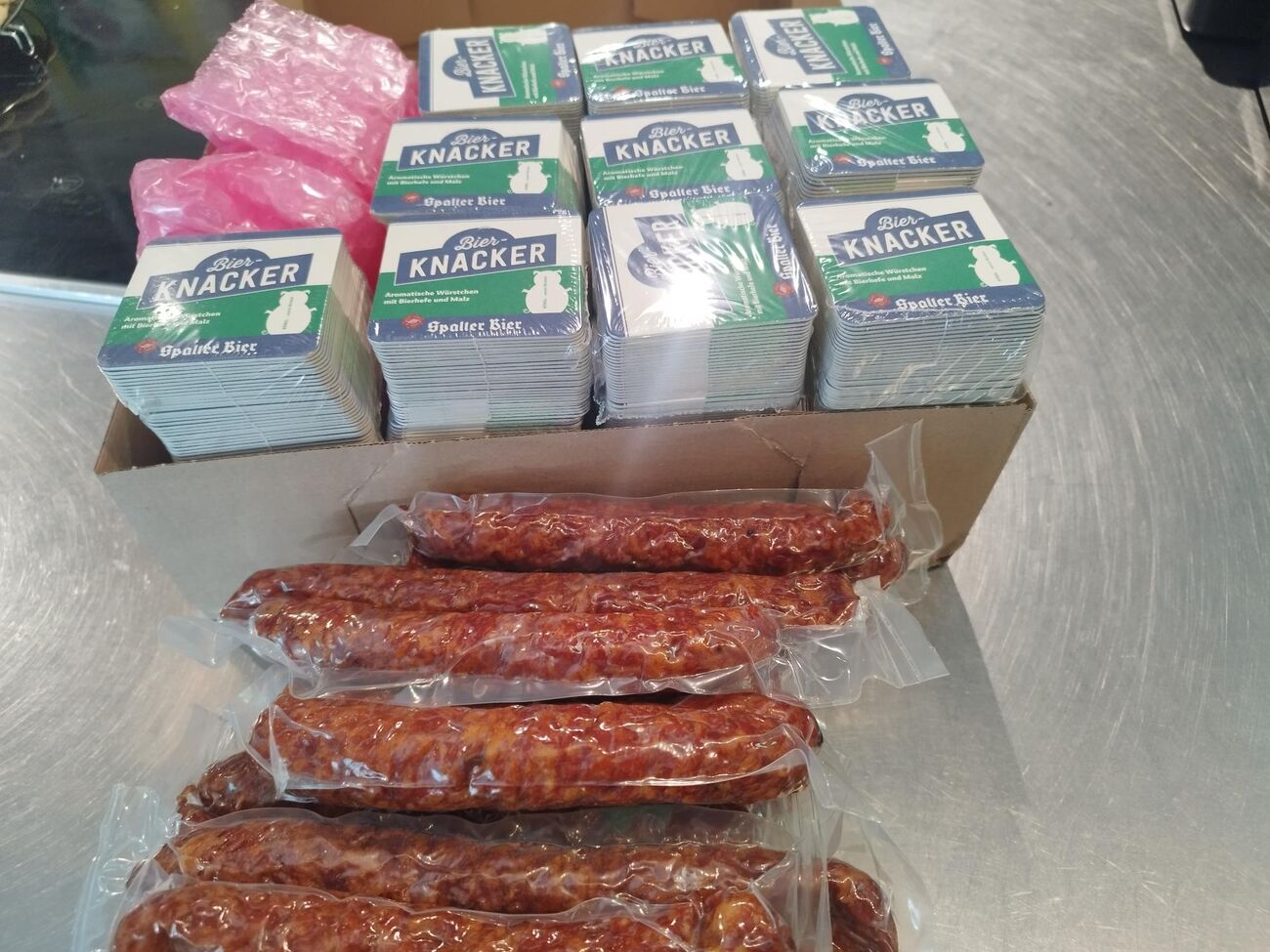 Bierdeckel als Kennzeichnung für Bierknacker - umdieWurst.de