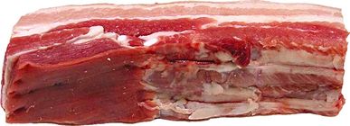 Schweinebauch mit Knochen  -SCHWARZERLE-