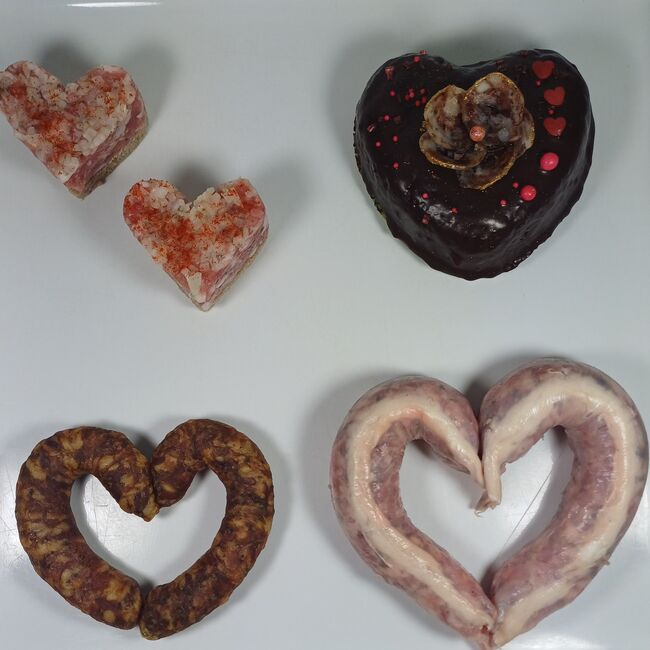 Valentinstagsarrangement  - umdieWurst.de