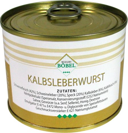 Leberwurst feinzerkleinert