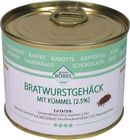 Bratwurstgehäck mit Kümmel (Dose)