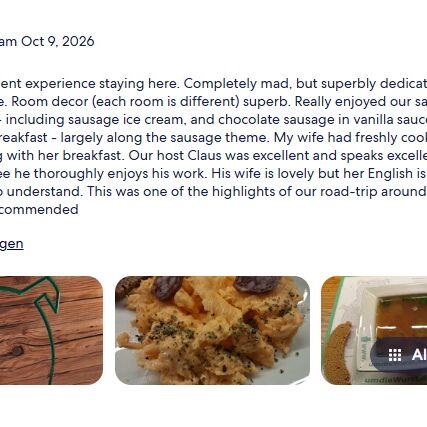 Feedback zum BRATWURSThotel